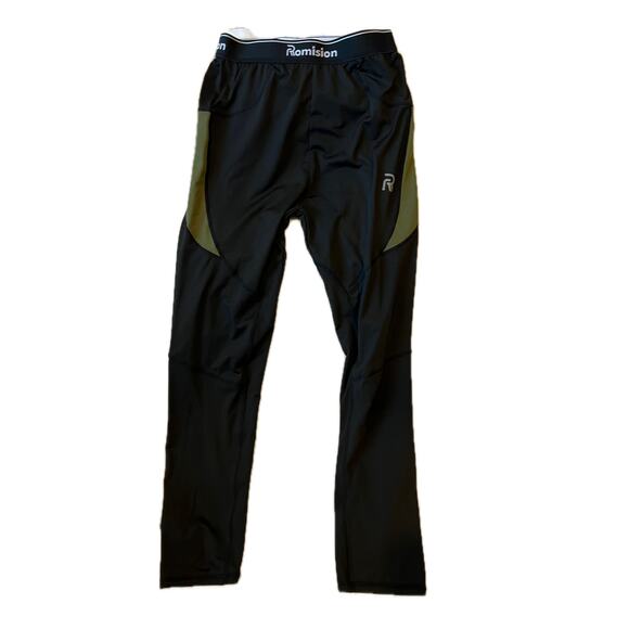 Romision Black Thermal Pants Mens Size L - Picture 1 of 3